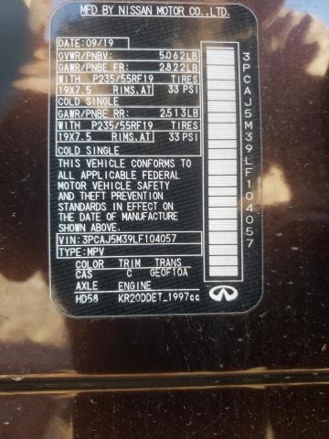 Photo 12 VIN: 3PCAJ5M39LF104057 - INFINITI QX50 