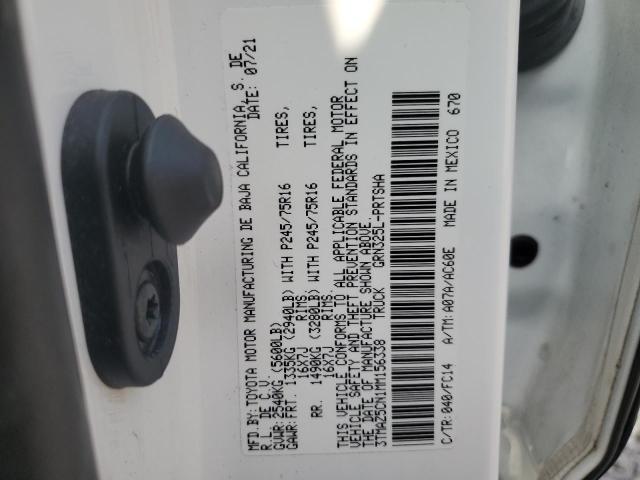 Photo 11 VIN: 3TMAZ5CN1MM156338 - TOYOTA TACOMA DOU 