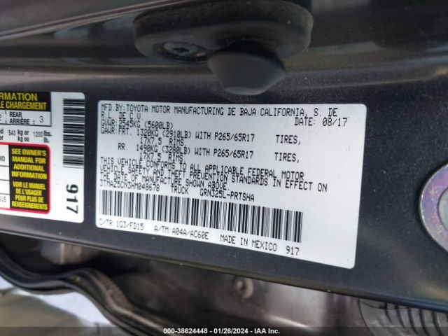 Photo 8 VIN: 3TMAZ5CN3HM048678 - TOYOTA TACOMA 