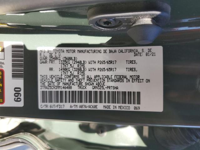 Photo 12 VIN: 3TMAZ5CN3MM146488 - TOYOTA TACOMA DOU 