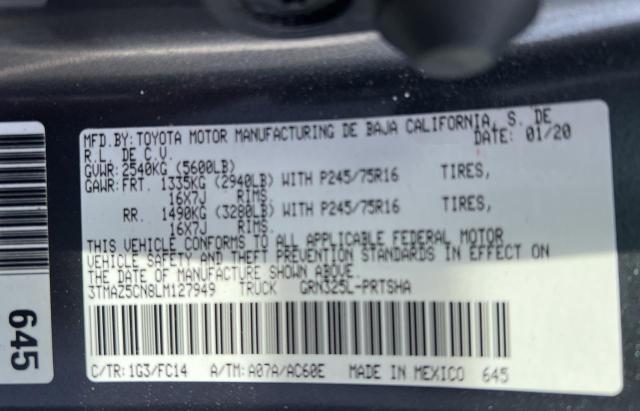 Photo 9 VIN: 3TMAZ5CN8LM127949 - TOYOTA TACOMA DOU 