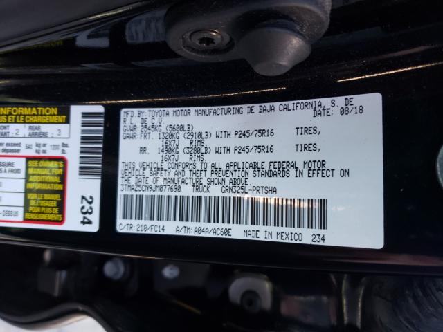 Photo 9 VIN: 3TMAZ5CN9JM077690 - TOYOTA TACOMA DOU 