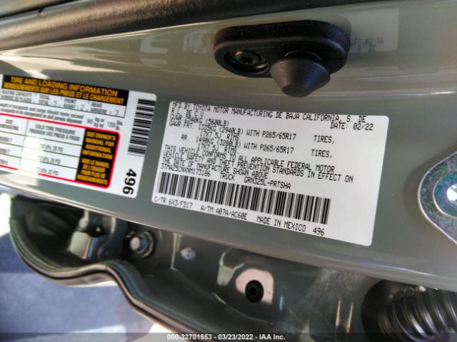 Photo 8 VIN: 3TMAZ5CNXNM173186 - TOYOTA TACOMA 2WD 