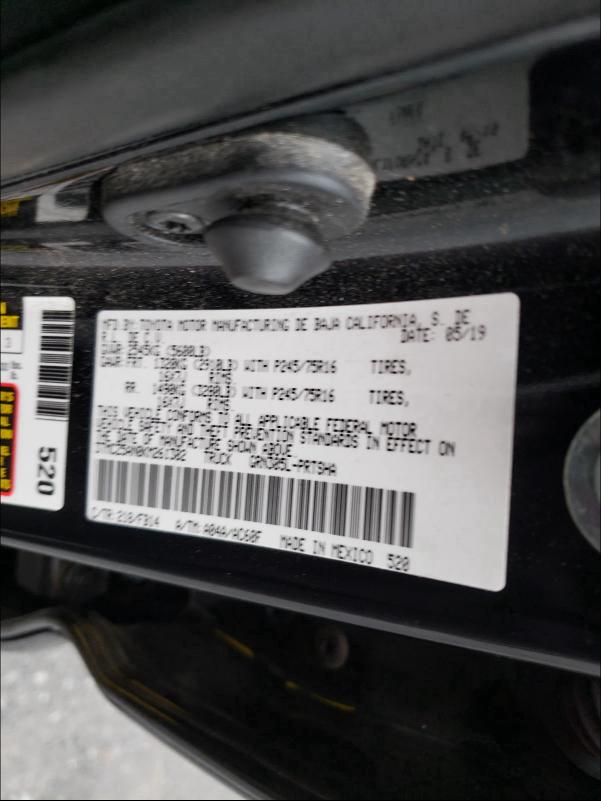 Photo 9 VIN: 3TMCZ5AN0KM261302 - TOYOTA TACOMA DOU 