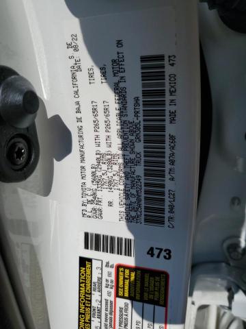 Photo 11 VIN: 3TMCZ5AN0NM522349 - TOYOTA TACOMA DOU 