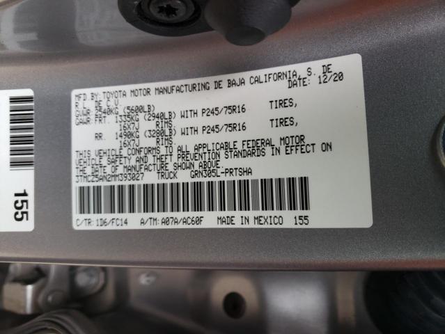 Photo 11 VIN: 3TMCZ5AN2MM393027 - TOYOTA TACOMA DOU 