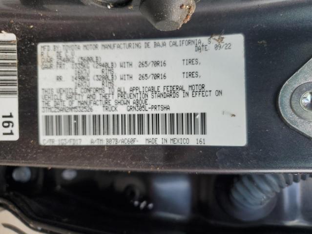 Photo 11 VIN: 3TMCZ5AN2NM532526 - TOYOTA TACOMA DOU 