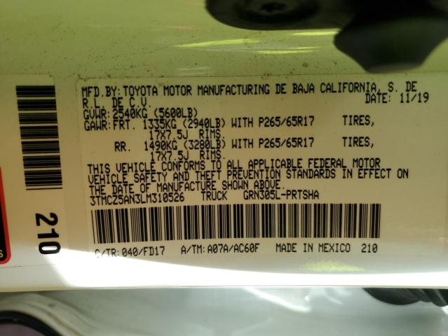 Photo 11 VIN: 3TMCZ5AN3LM310526 - TOYOTA TACOMA DOU 