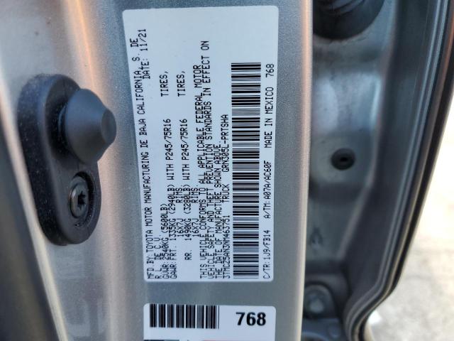 Photo 12 VIN: 3TMCZ5AN3NM463751 - TOYOTA TACOMA DOU 