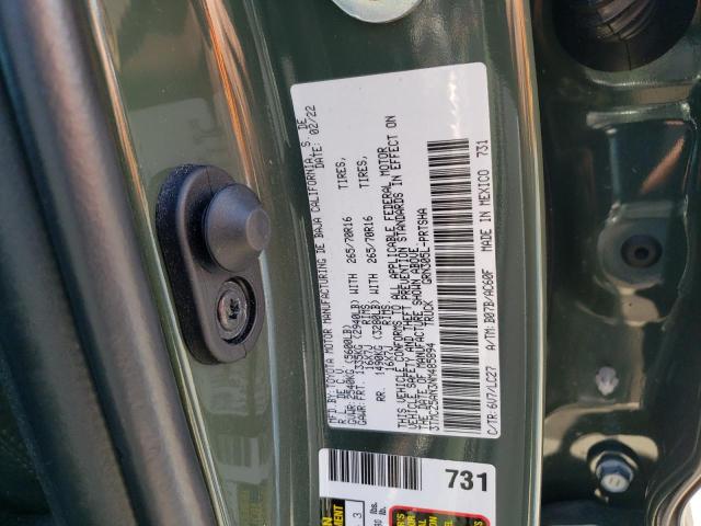 Photo 11 VIN: 3TMCZ5AN3NM485894 - TOYOTA TACOMA DOU 