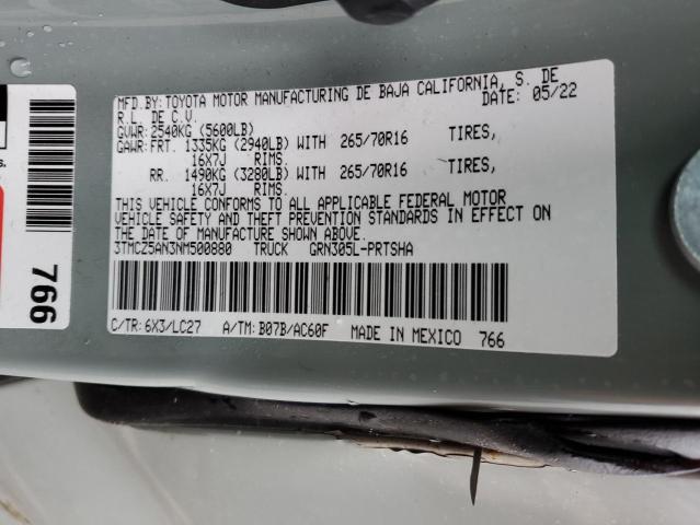 Photo 11 VIN: 3TMCZ5AN3NM500880 - TOYOTA TACOMA DOU 