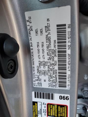 Photo 9 VIN: 3TMCZ5AN4NM518692 - TOYOTA TACOMA 