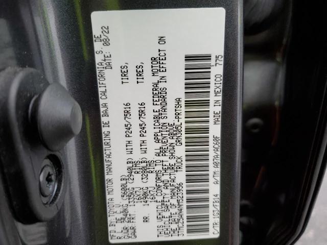 Photo 11 VIN: 3TMCZ5AN4NM523956 - TOYOTA TACOMA DOU 