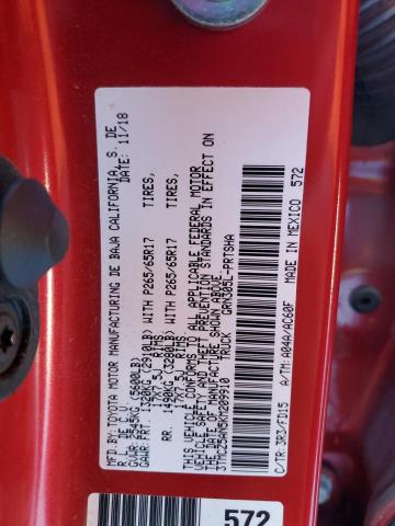 Photo 12 VIN: 3TMCZ5AN5KM209910 - TOYOTA TACOMA DOU 