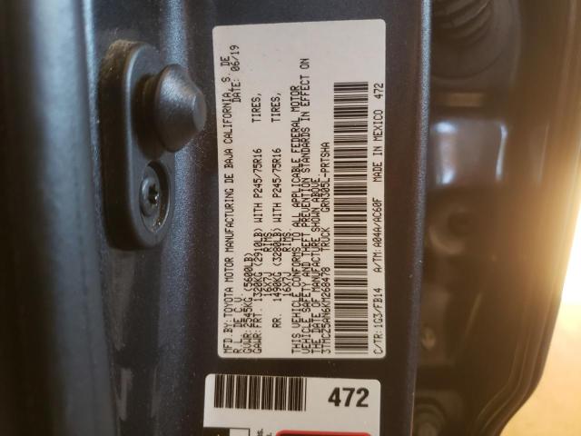 Photo 9 VIN: 3TMCZ5AN6KM268478 - TOYOTA TACOMA DOU 