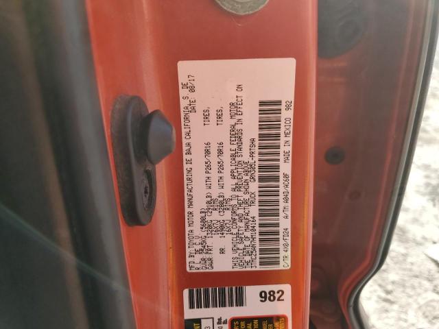 Photo 12 VIN: 3TMCZ5AN7HM104164 - TOYOTA TACOMA DOU 