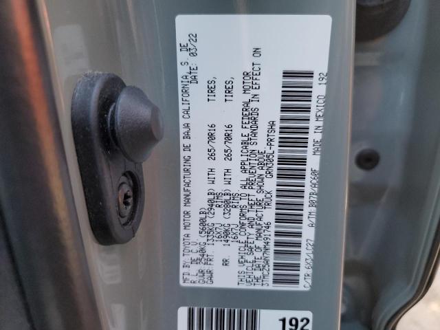 Photo 12 VIN: 3TMCZ5AN7NM491746 - TOYOTA TACOMA DOU 