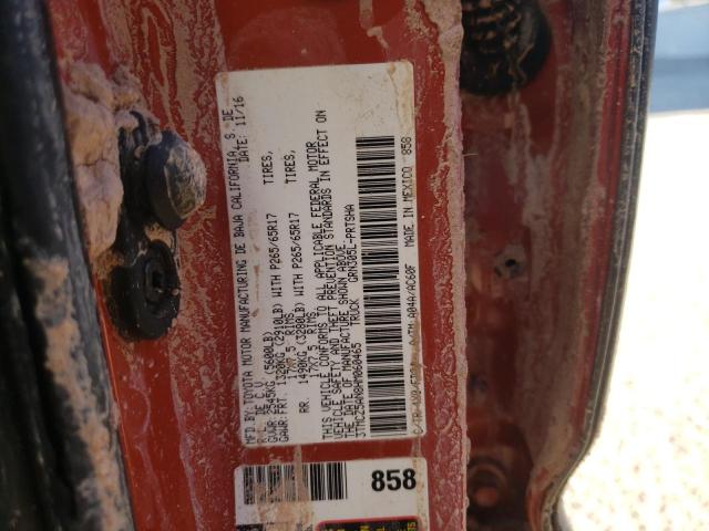 Photo 9 VIN: 3TMCZ5AN8HM060465 - TOYOTA TACOMA DOU 