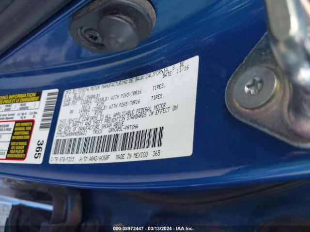 Photo 8 VIN: 3TMCZ5AN9HM058627 - TOYOTA TACOMA 