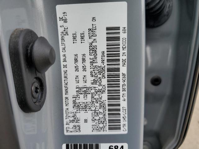 Photo 11 VIN: 3TMCZ5AN9KM285971 - TOYOTA TACOMA DOU 