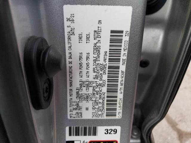 Photo 11 VIN: 3TMCZ5AN9NM456142 - TOYOTA TACOMA DOU 