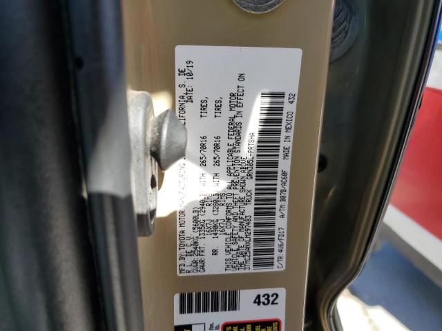 Photo 12 VIN: 3TMCZ5ANXLM297483 - TOYOTA TACOMA DOU 