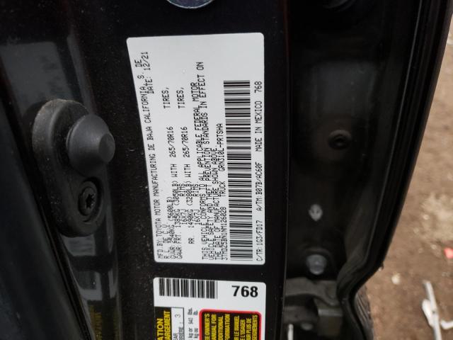 Photo 12 VIN: 3TMDZ5BN1NM126028 - TOYOTA TACOMA DOU 