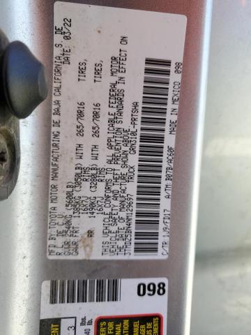 Photo 12 VIN: 3TMDZ5BN4NM129697 - TOYOTA TACOMA DOU 