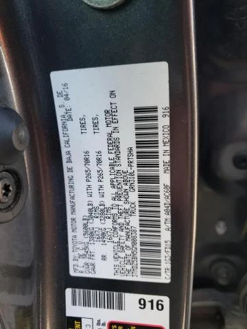 Photo 11 VIN: 3TMDZ5BN5GM008387 - TOYOTA TACOMA DOU 