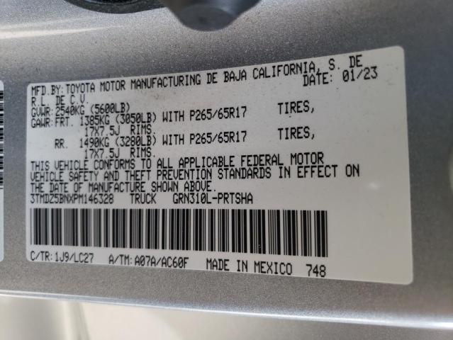 Photo 12 VIN: 3TMDZ5BNXPM146328 - TOYOTA TACOMA DOU 