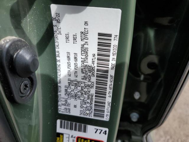 Photo 11 VIN: 3TMGZ5AN7NM500401 - TOYOTA TACOMA DOU 