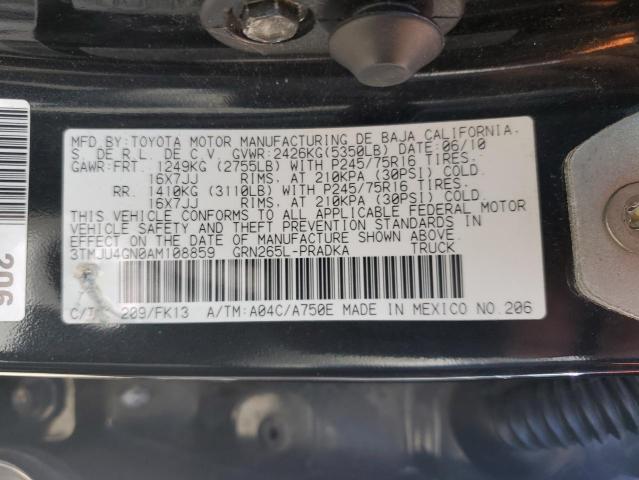 Photo 12 VIN: 3TMJU4GN0AM108859 - TOYOTA TACOMA DOU 