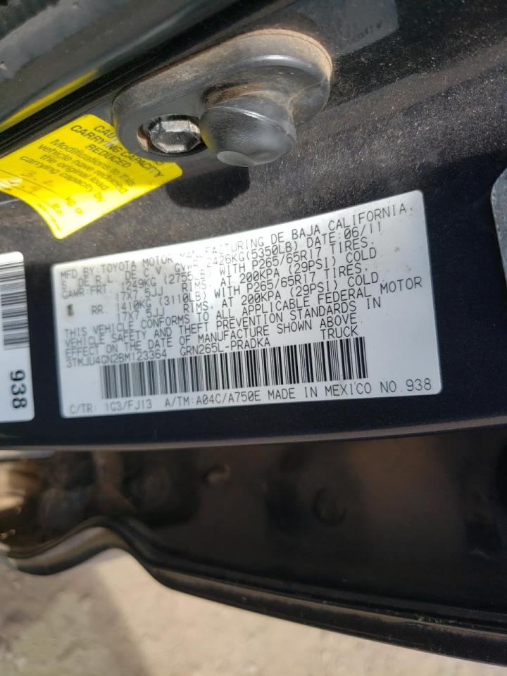 Photo 12 VIN: 3TMJU4GN2BM123364 - TOYOTA TACOMA 