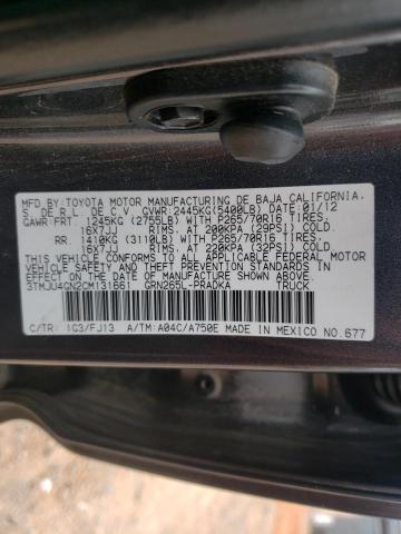 Photo 9 VIN: 3TMJU4GN2CM131661 - TOYOTA TACOMA DOU 