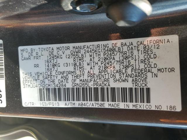 Photo 12 VIN: 3TMJU4GN2CM134284 - TOYOTA TACOMA DOU 