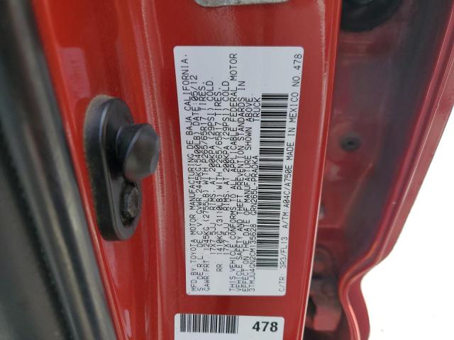 Photo 12 VIN: 3TMJU4GN2CM135628 - TOYOTA TACOMA DOU 