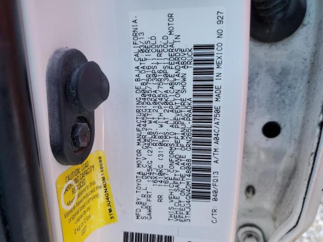 Photo 9 VIN: 3TMJU4GN4DM148088 - TOYOTA TACOMA DOU 