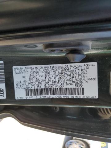 Photo 12 VIN: 3TMJU4GN5CM131833 - TOYOTA TACOMA DOU 