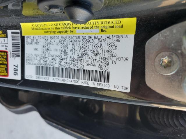 Photo 11 VIN: 3TMJU4GN9AM098042 - TOYOTA TACOMA DOU 