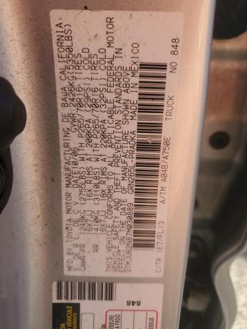 Photo 11 VIN: 3TMJU62N87M030889 - TOYOTA TACOMA DOU 