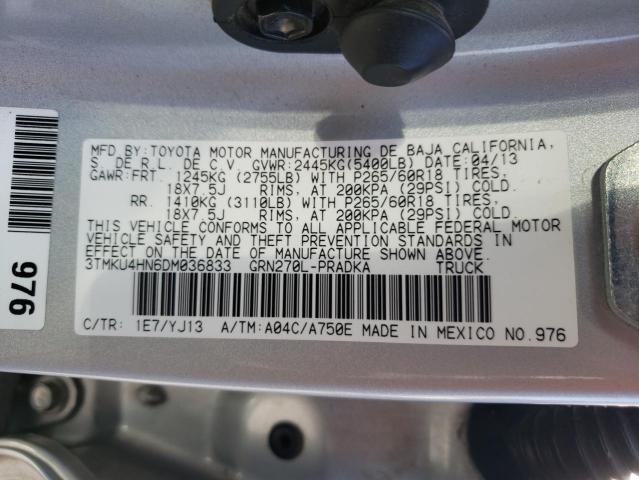 Photo 9 VIN: 3TMKU4HN6DM036833 - TOYOTA TACOMA DOU 