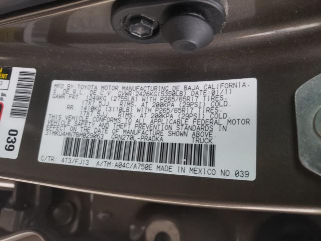 Photo 9 VIN: 3TMKU4HN7BM029063 - TOYOTA TACOMA DOU 