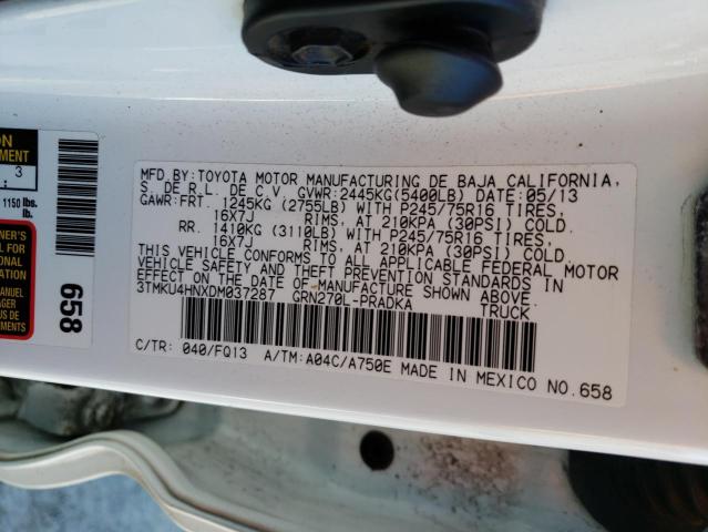 Photo 11 VIN: 3TMKU4HNXDM037287 - TOYOTA TACOMA DOU 