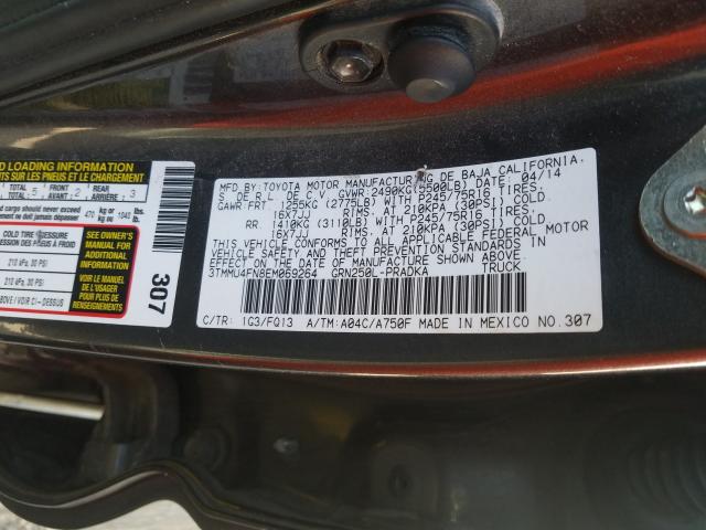 Photo 9 VIN: 3TMMU4FN8EM069264 - TOYOTA TACOMA DOU 