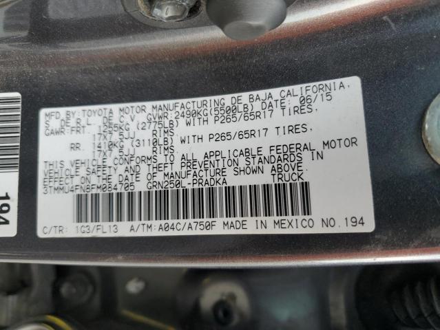 Photo 11 VIN: 3TMMU4FN8FM084705 - TOYOTA TACOMA DOU 