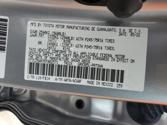 Photo 11 VIN: 3TYCZ5AN7NT082571 - TOYOTA TACOMA DOU 