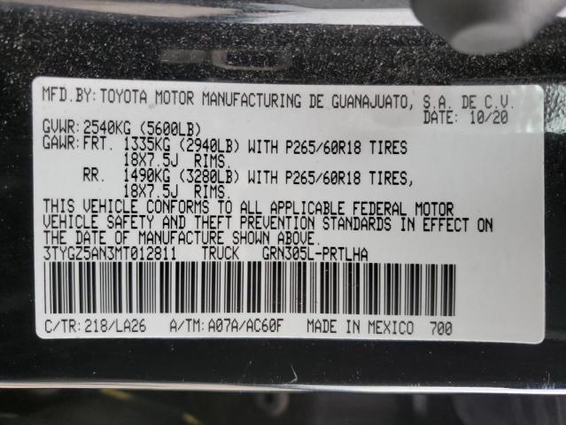 Photo 12 VIN: 3TYGZ5AN3MT012811 - TOYOTA TACOMA 