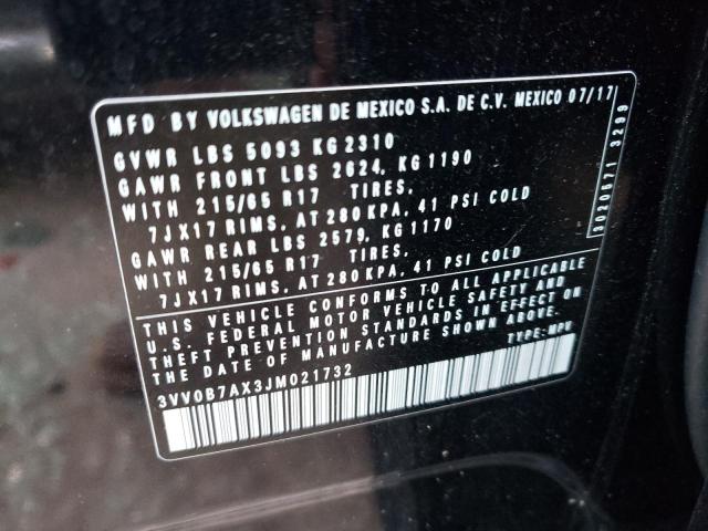 Photo 11 VIN: 3VV0B7AX3JM021732 - VOLKSWAGEN TIGUAN S 