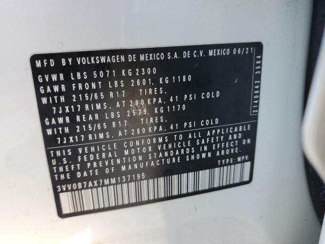 Photo 12 VIN: 3VV0B7AX7MM137195 - VOLKSWAGEN TIGUAN S 