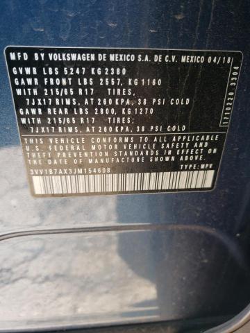 Photo 13 VIN: 3VV1B7AX3JM154608 - VOLKSWAGEN TIGUAN 